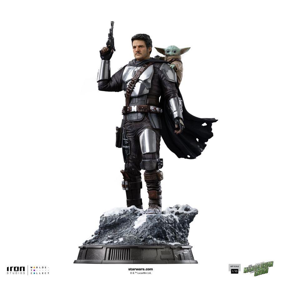 Mandalorian &amp; Grogu Art Scale 1:10 Statue