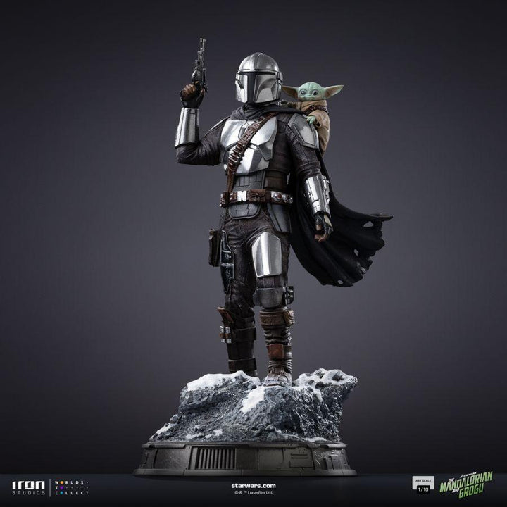 Mandalorian &amp; Grogu Art Scale 1:10 Statue