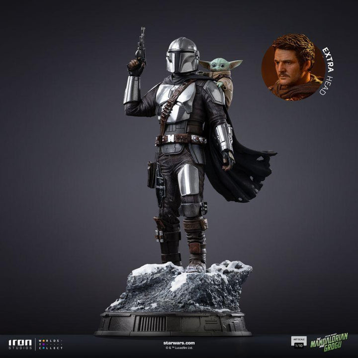 Mandalorian &amp; Grogu Art Scale 1:10 Statue