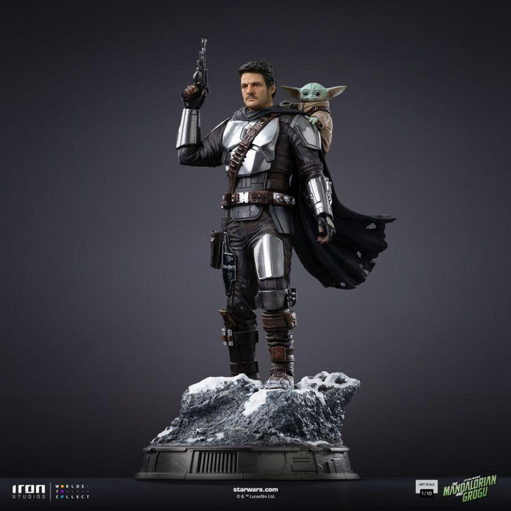Mandalorian &amp; Grogu Art Scale 1:10 Statue