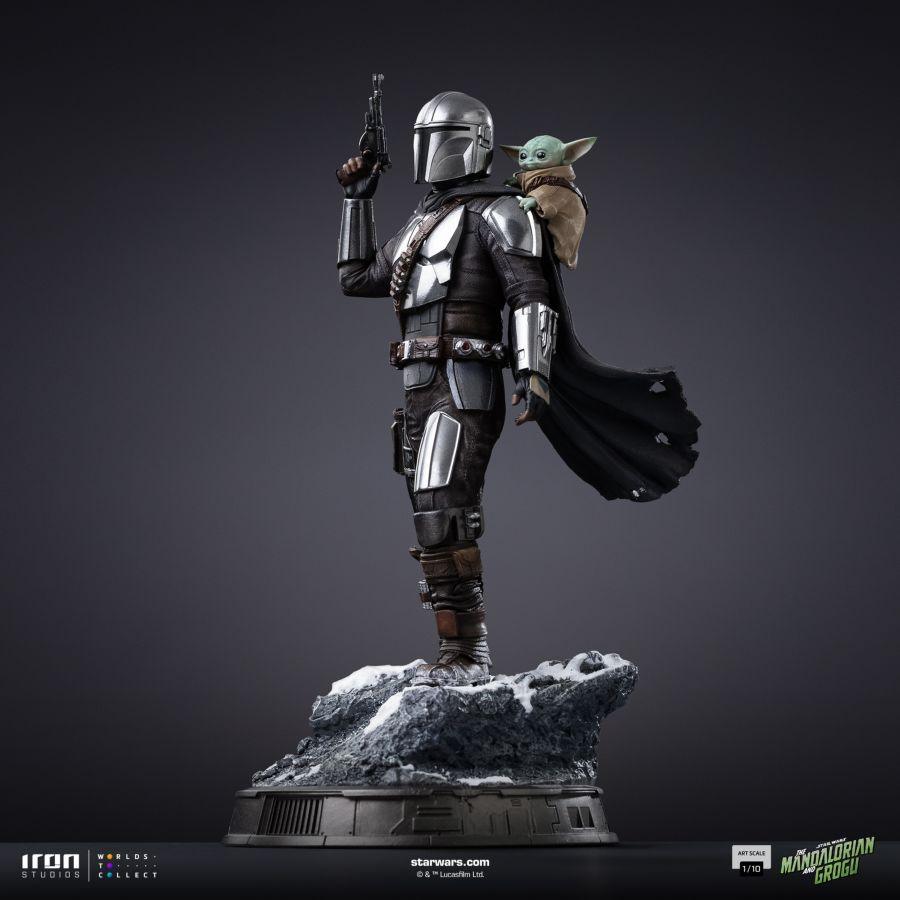 Mandalorian &amp; Grogu Art Scale 1:10 Statue