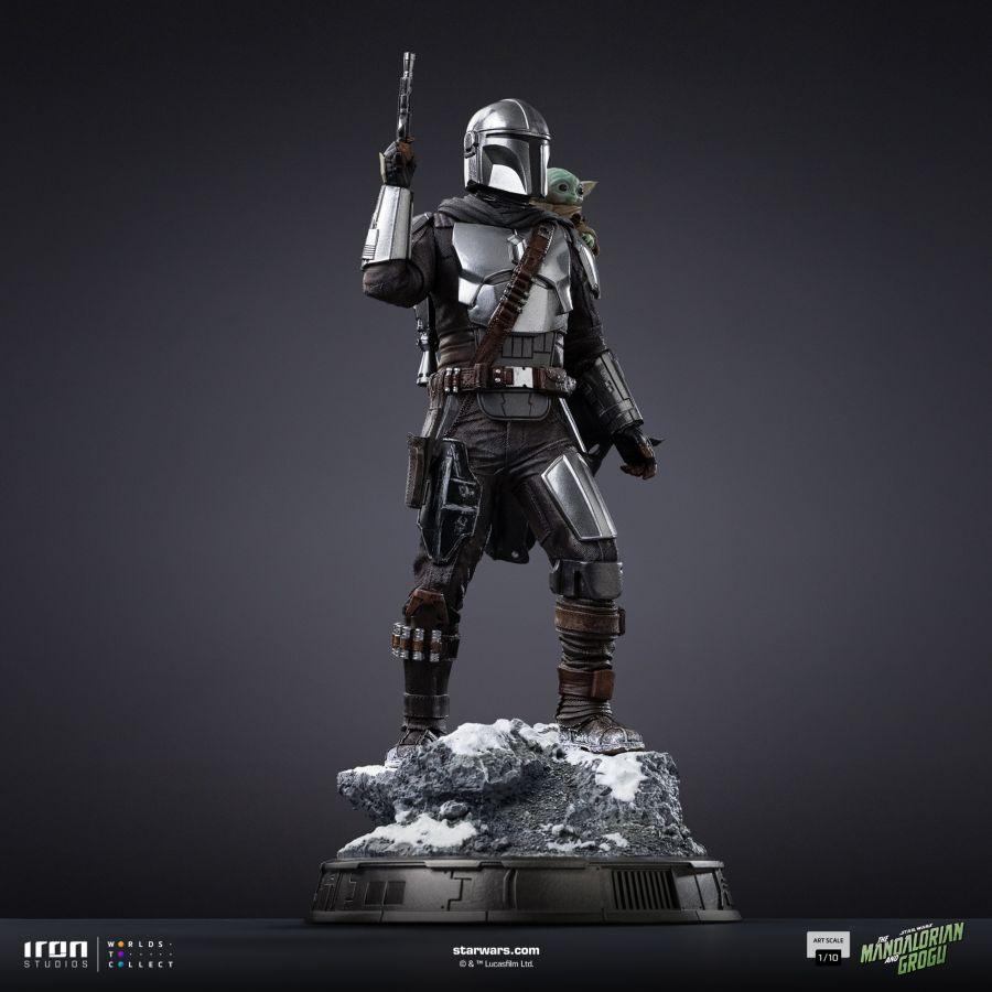 Mandalorian &amp; Grogu Art Scale 1:10 Statue