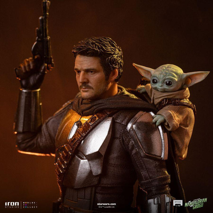 Mandalorian &amp; Grogu Art Scale 1:10 Statue