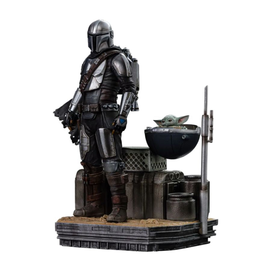 Star Wars: Mandalorian – Din Djarin &amp; Din Grogu 1:10 Scale Statue