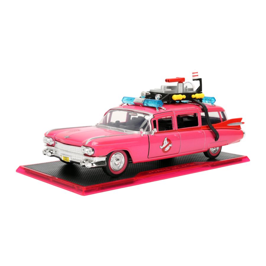 Pink Slips – Ghostbusters Ecto-1 (Pink) 1:24 Scale Diecast Vehicle