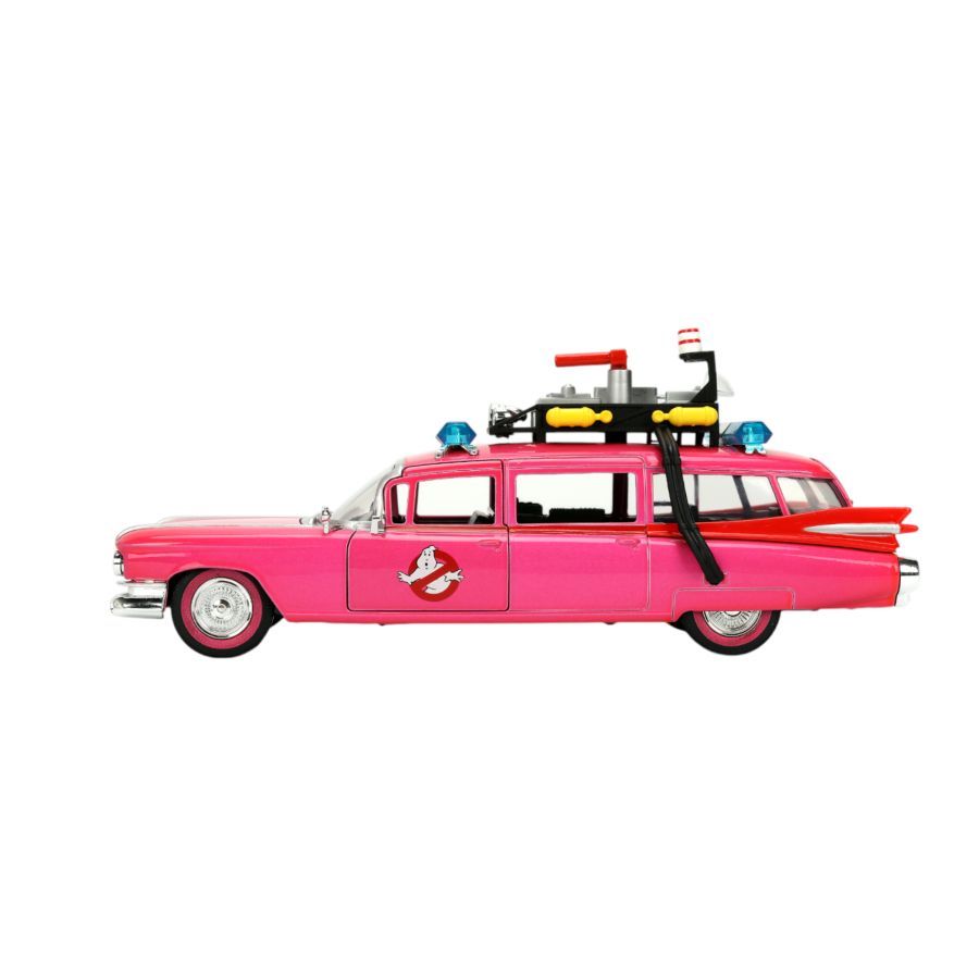 Pink Slips – Ghostbusters Ecto-1 (Pink) 1:24 Scale Diecast Vehicle