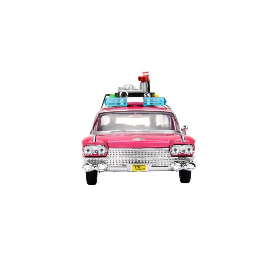 Pink Slips – Ghostbusters Ecto-1 (Pink) 1:24 Scale Diecast Vehicle