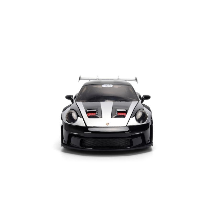 Star Wars – 1:24 Porsche 911 GT3 RS (992) Diecast Vehicle w/ Darth Vader Figure