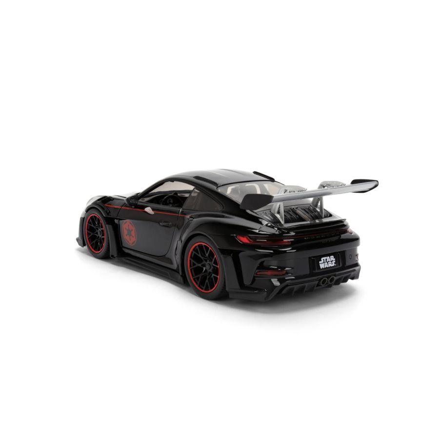 Star Wars – 1:24 Porsche 911 GT3 RS (992) Diecast Vehicle w/ Darth Vader Figure