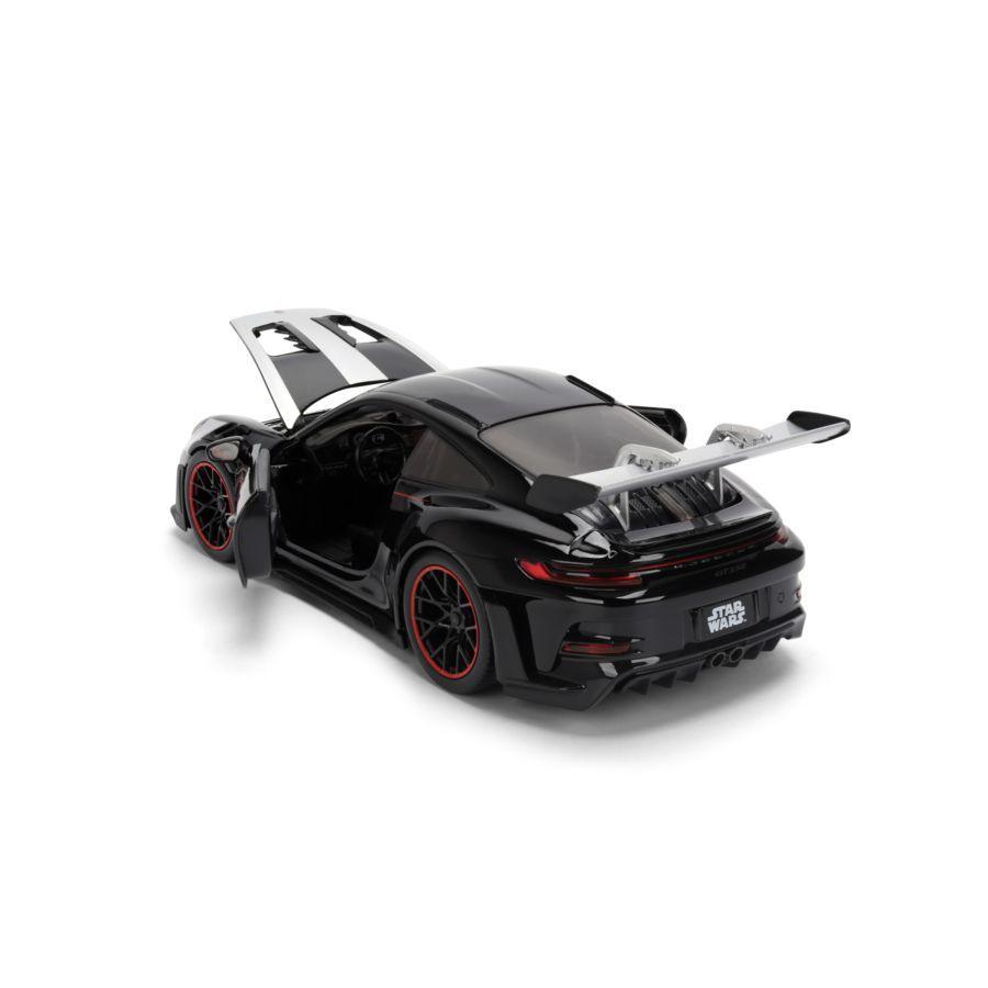Star Wars – 1:24 Porsche 911 GT3 RS (992) Diecast Vehicle w/ Darth Vader Figure