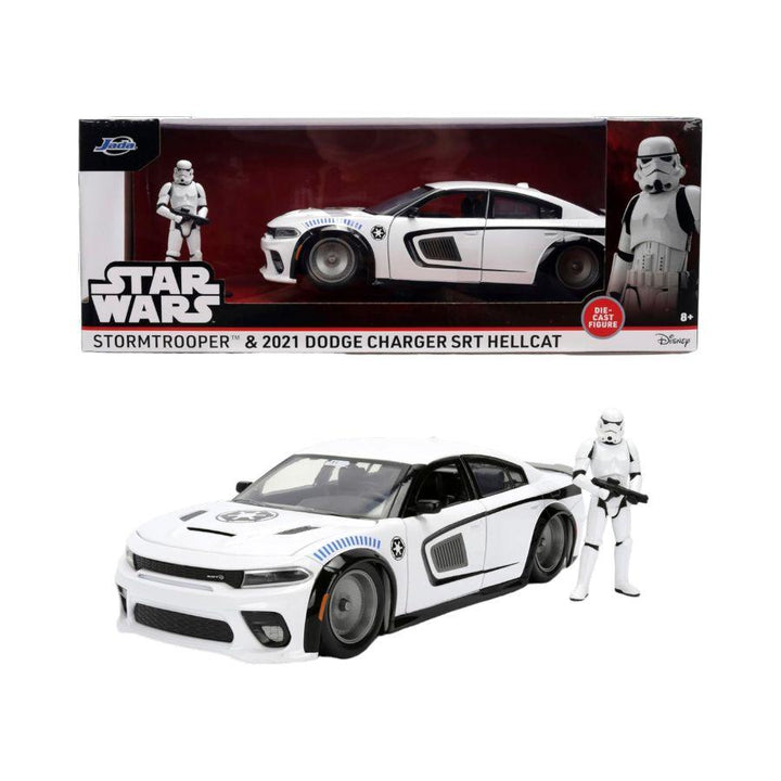 Star Wars – 1:24 2021 Dodge Charger Diecast Vehicle w/Stormtrooper