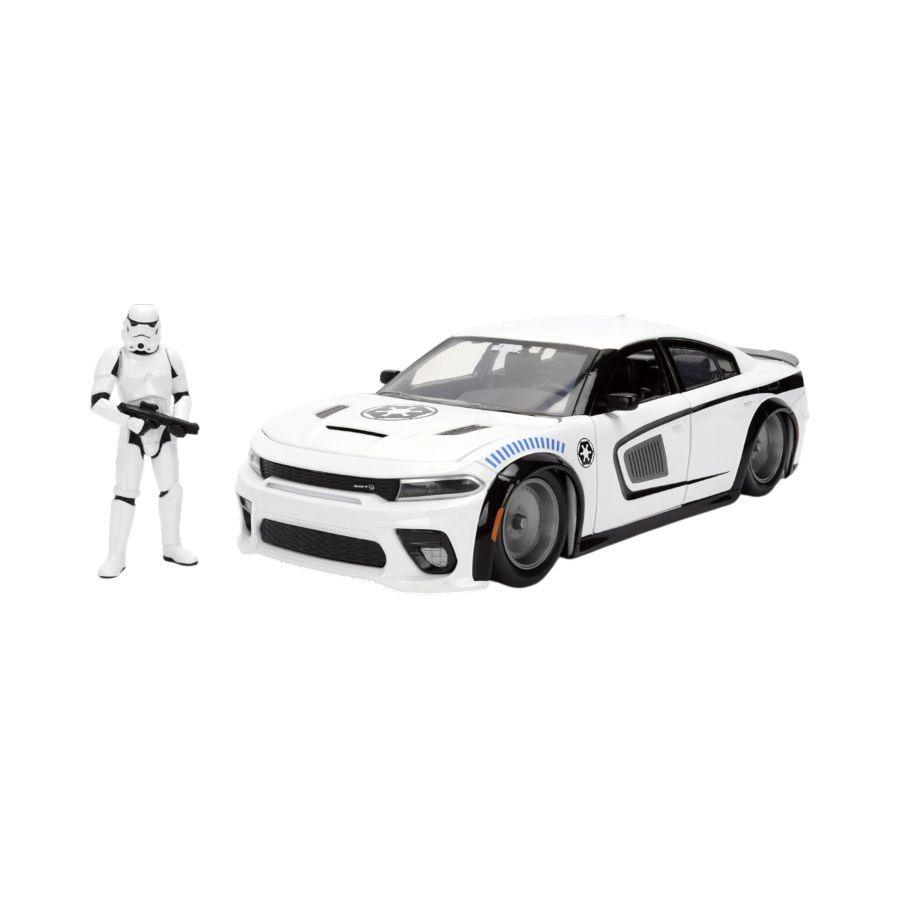Star Wars – 1:24 2021 Dodge Charger Diecast Vehicle w/Stormtrooper
