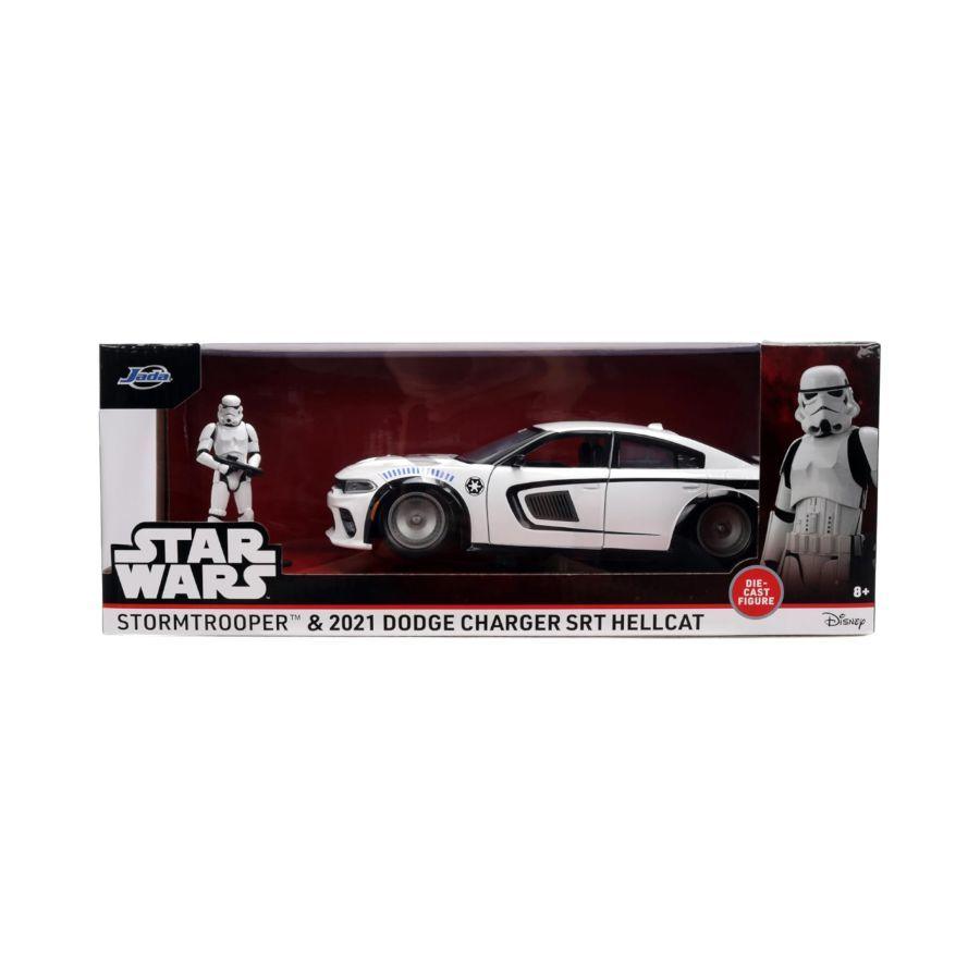 Star Wars – 1:24 2021 Dodge Charger Diecast Vehicle w/Stormtrooper