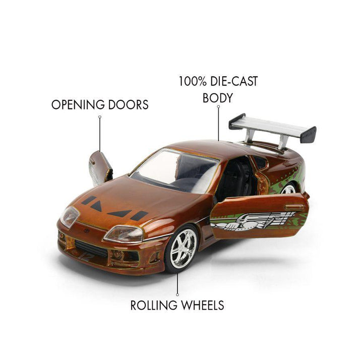Fast &amp; Furious – 1:32 1995 Toyota Supra Anniversary Diecast Vehicle