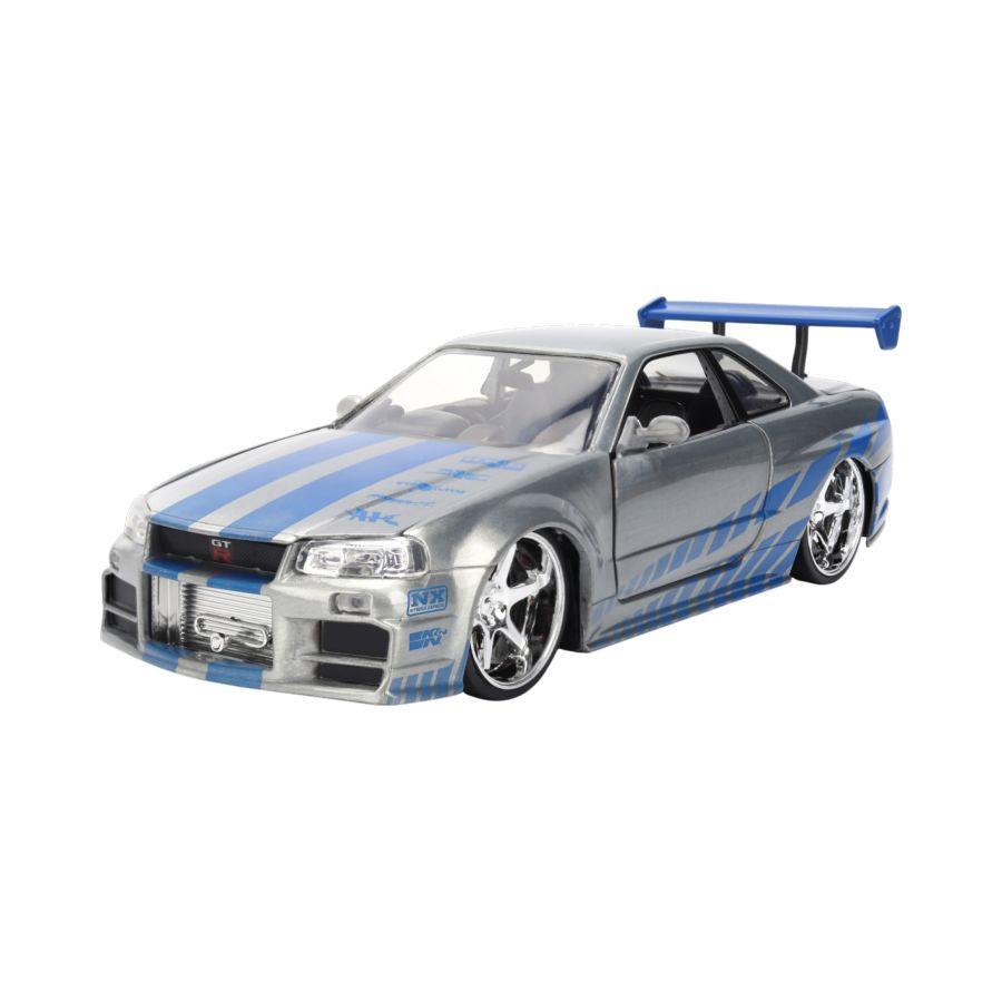Fast &amp; Furious – Brian’s 2002 Nissan Skyline GT-R (BNR34) 1:24 Scale Diecast Vehicle