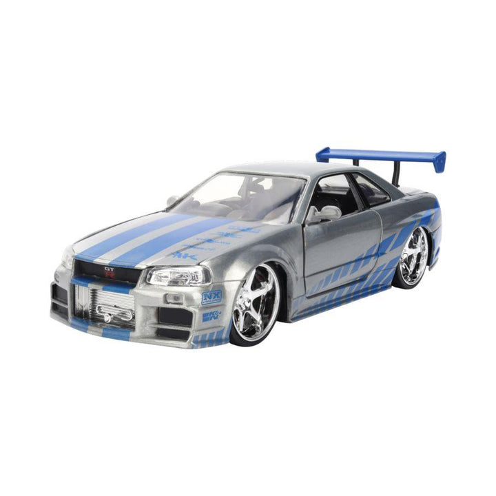 Fast &amp; Furious – Brian’s 2002 Nissan Skyline GT-R (BNR34) 1:24 Scale Diecast Vehicle