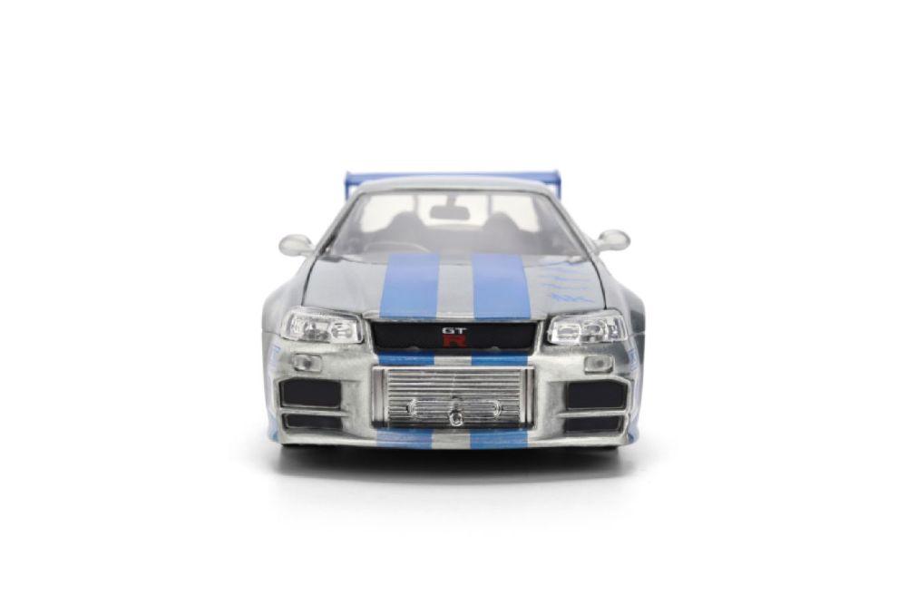 Fast &amp; Furious – Brian’s 2002 Nissan Skyline GT-R (BNR34) 1:24 Scale Diecast Vehicle