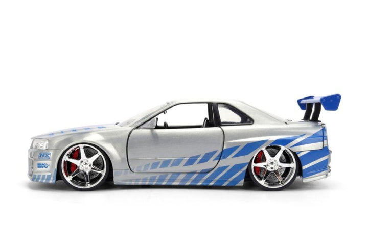 Fast &amp; Furious – Brian’s 2002 Nissan Skyline GT-R (BNR34) 1:24 Scale Diecast Vehicle