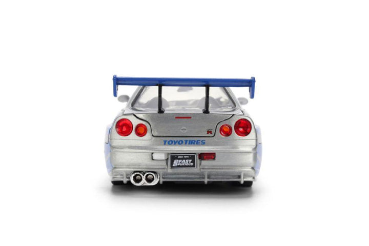 Fast &amp; Furious – Brian’s 2002 Nissan Skyline GT-R (BNR34) 1:24 Scale Diecast Vehicle
