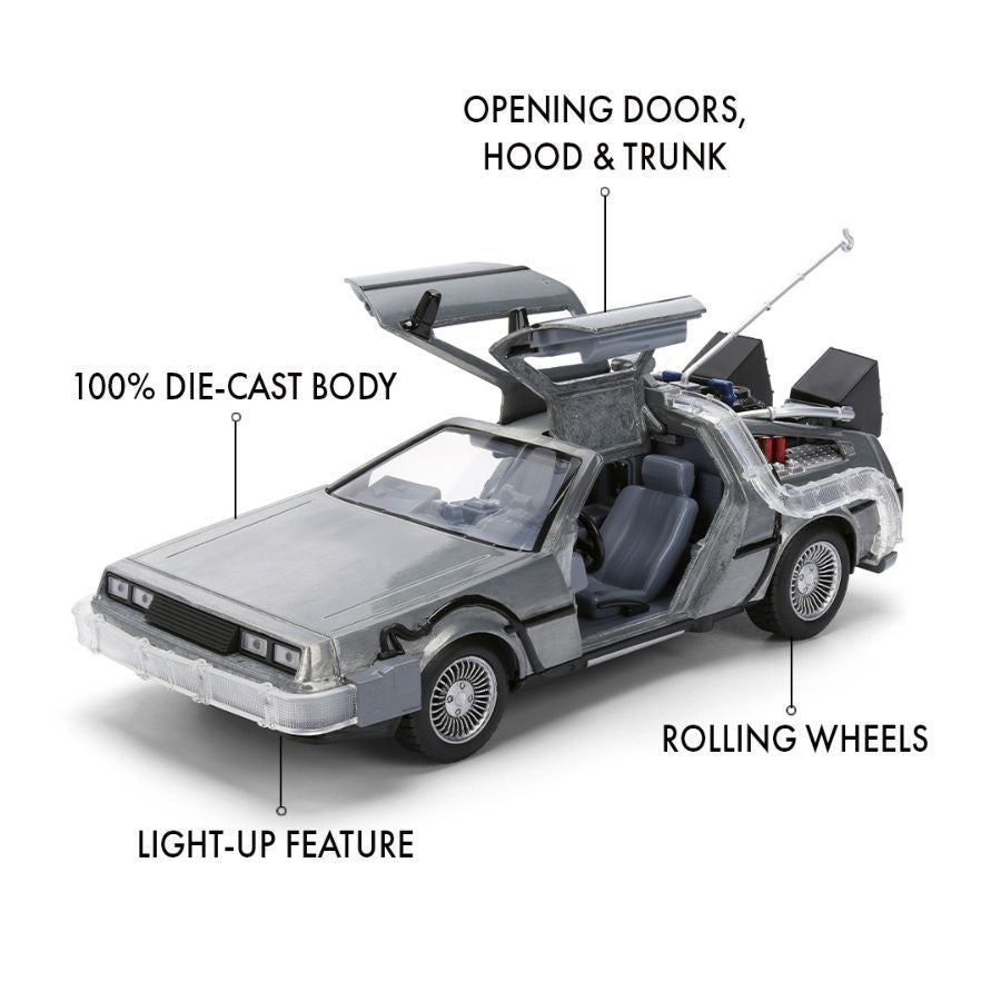 Back to the Future – Delorean 1:24 Scale Vehicle with Truck Box