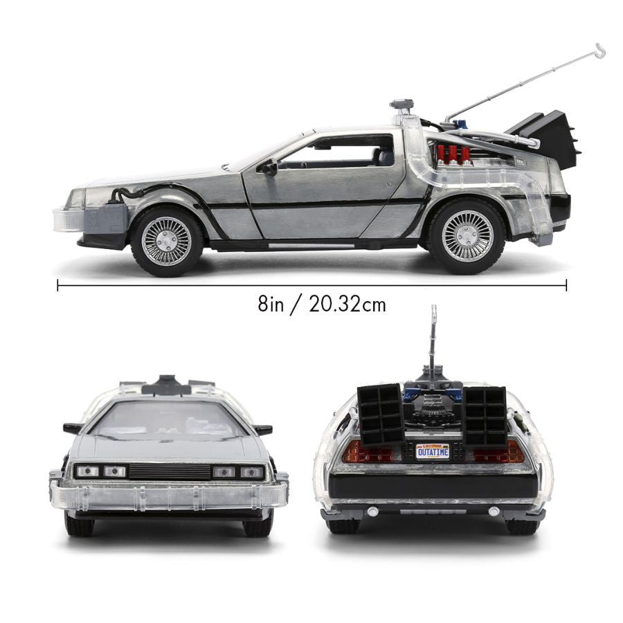 Back to the Future – Delorean 1:24 Scale Vehicle with Truck Box