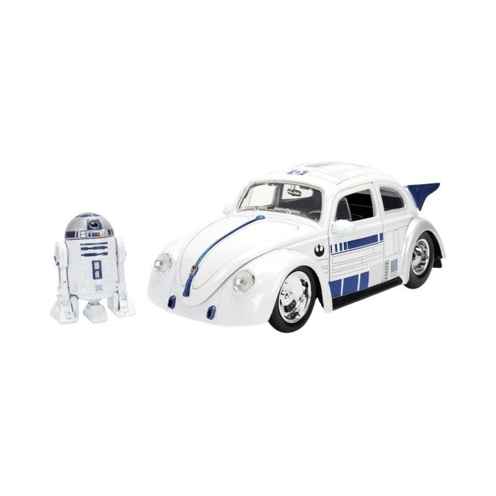 Star Wars – 1:24 1959 Volkswagen Drag Beetle Diecast Vehicle with R2D2