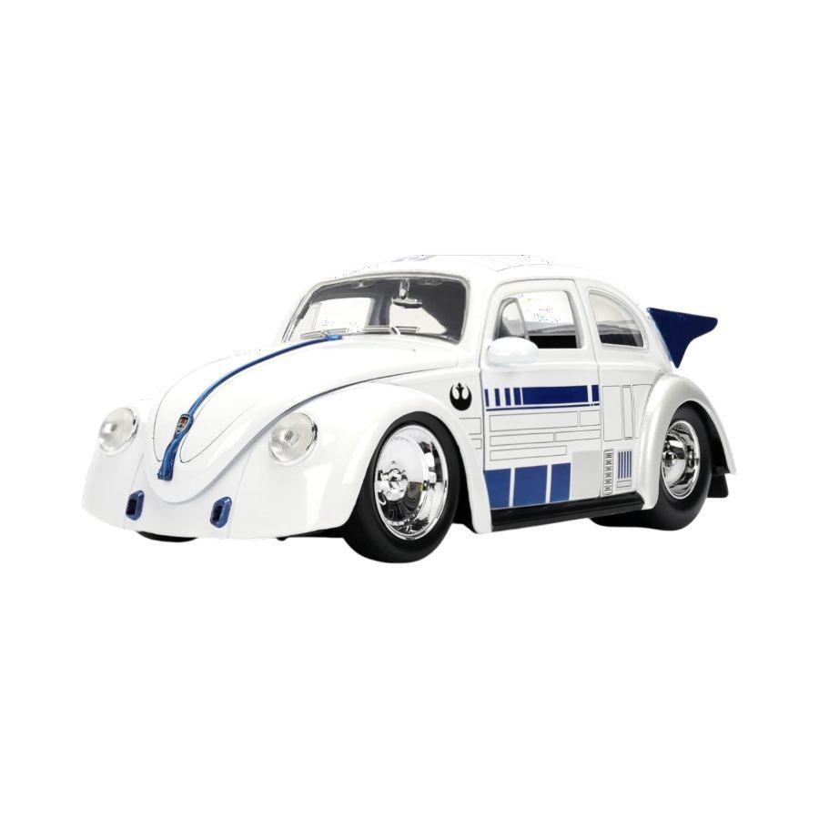 Star Wars – 1:24 1959 Volkswagen Drag Beetle Diecast Vehicle with R2D2