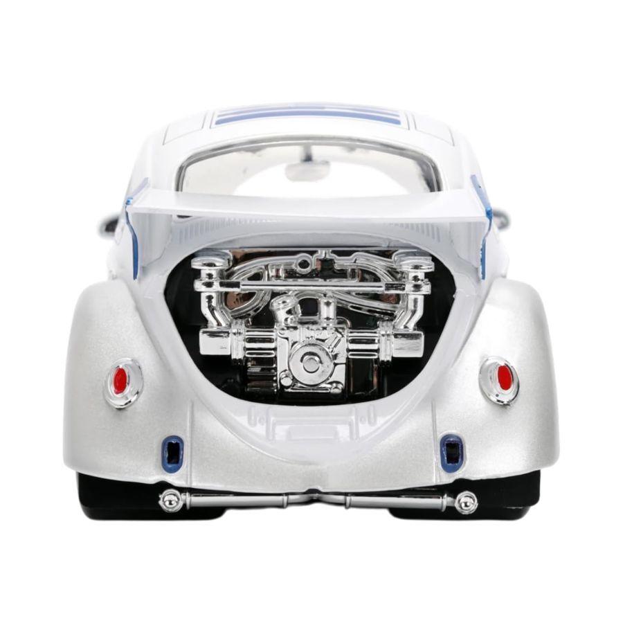 Star Wars – 1:24 1959 Volkswagen Drag Beetle Diecast Vehicle with R2D2