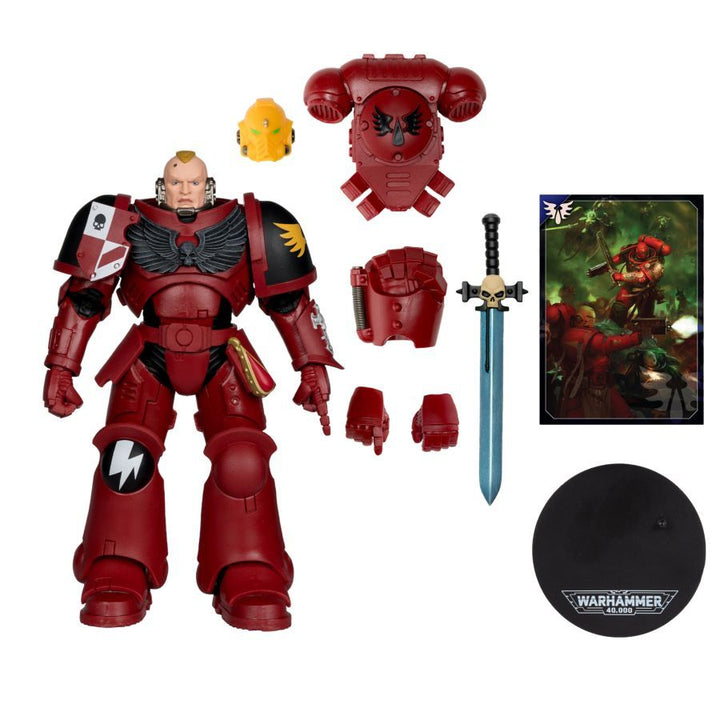Warhammer 40,000 – Blood Angel Assault Intercessor Sergeant 7″ Action Figure