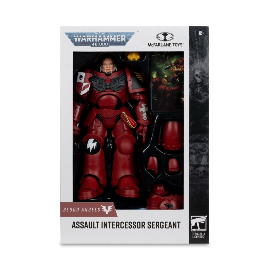 Warhammer 40,000 – Blood Angel Assault Intercessor Sergeant 7″ Action Figure