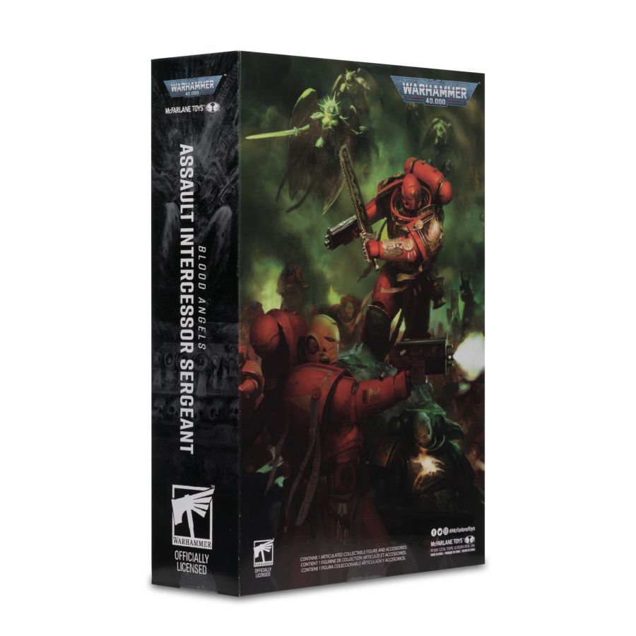 Warhammer 40,000 – Blood Angel Assault Intercessor Sergeant 7″ Action Figure