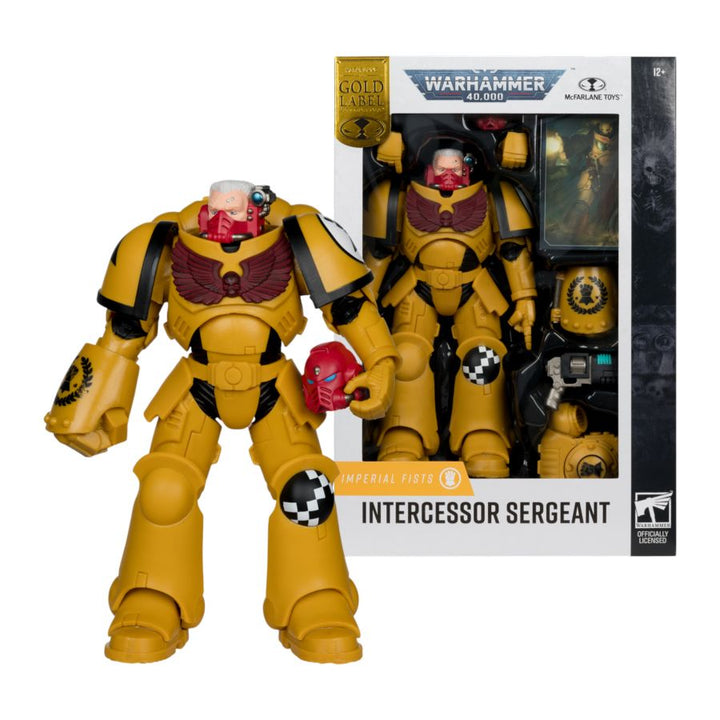 Warhammer 40,000 – Imperial Fist Intercessor Sergeant (Gold Label) 7″ Action Figure