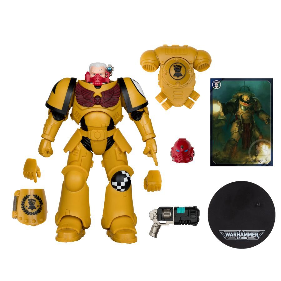 Warhammer 40,000 – Imperial Fist Intercessor Sergeant (Gold Label) 7″ Action Figure