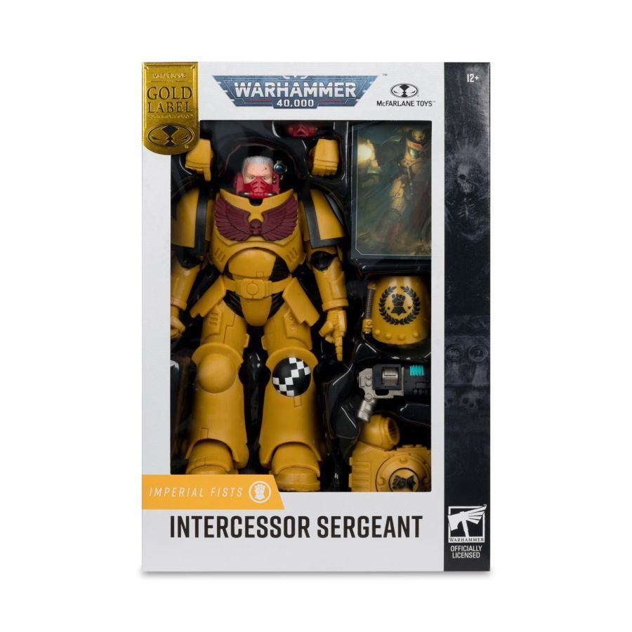 Warhammer 40,000 – Imperial Fist Intercessor Sergeant (Gold Label) 7″ Action Figure