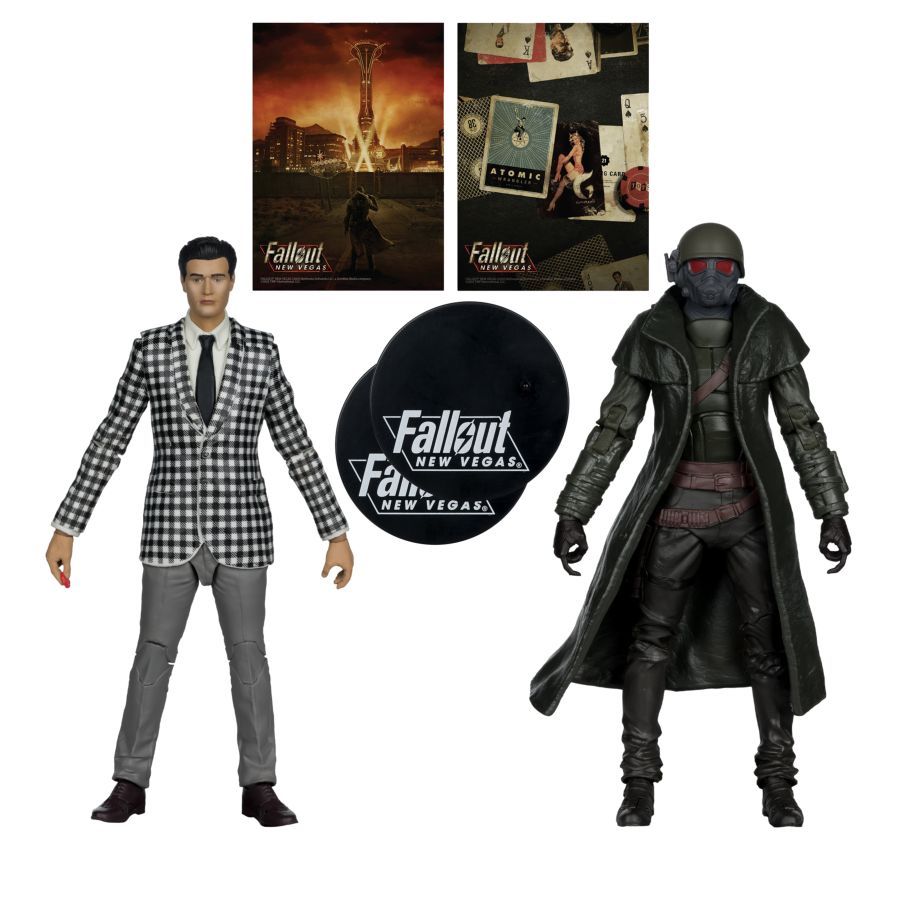 Fallout: New Vegas – Riot Ranger Armor &amp; Benny Survivor 7″ Action Figure 2 Pack