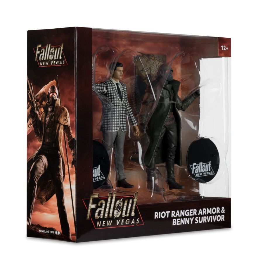Fallout: New Vegas – Riot Ranger Armor &amp; Benny Survivor 7″ Action Figure 2 Pack