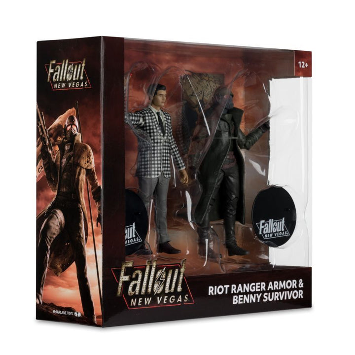 Fallout: New Vegas – Riot Ranger Armor &amp; Benny Survivor 7″ Action Figure 2 Pack