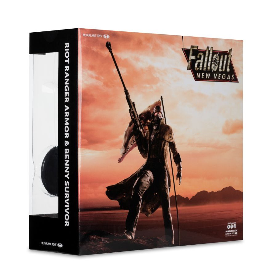 Fallout: New Vegas – Riot Ranger Armor &amp; Benny Survivor 7″ Action Figure 2 Pack