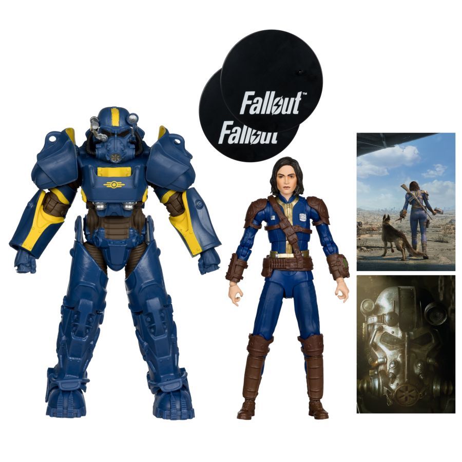 Fallout 4 – T- 60 Vault Tec &amp; Sole Survivor 7″ Action Figure