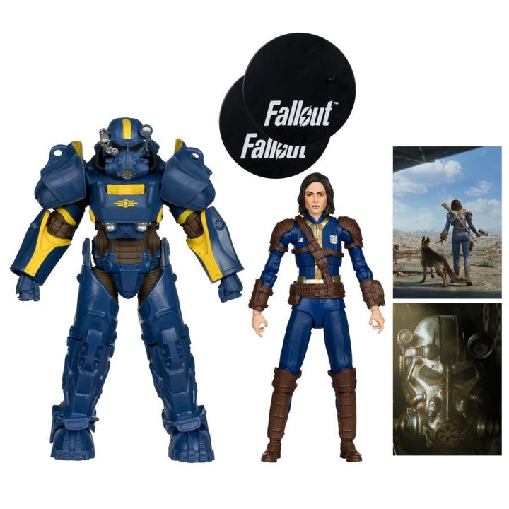 Fallout 4 – T- 60 Vault Tec &amp; Sole Survivor 7″ Action Figure