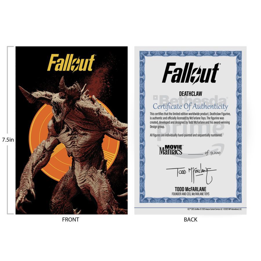 Fallout (TV) – Deathclaw (Season 2) Movie Maniacs 6″ Posed Figure