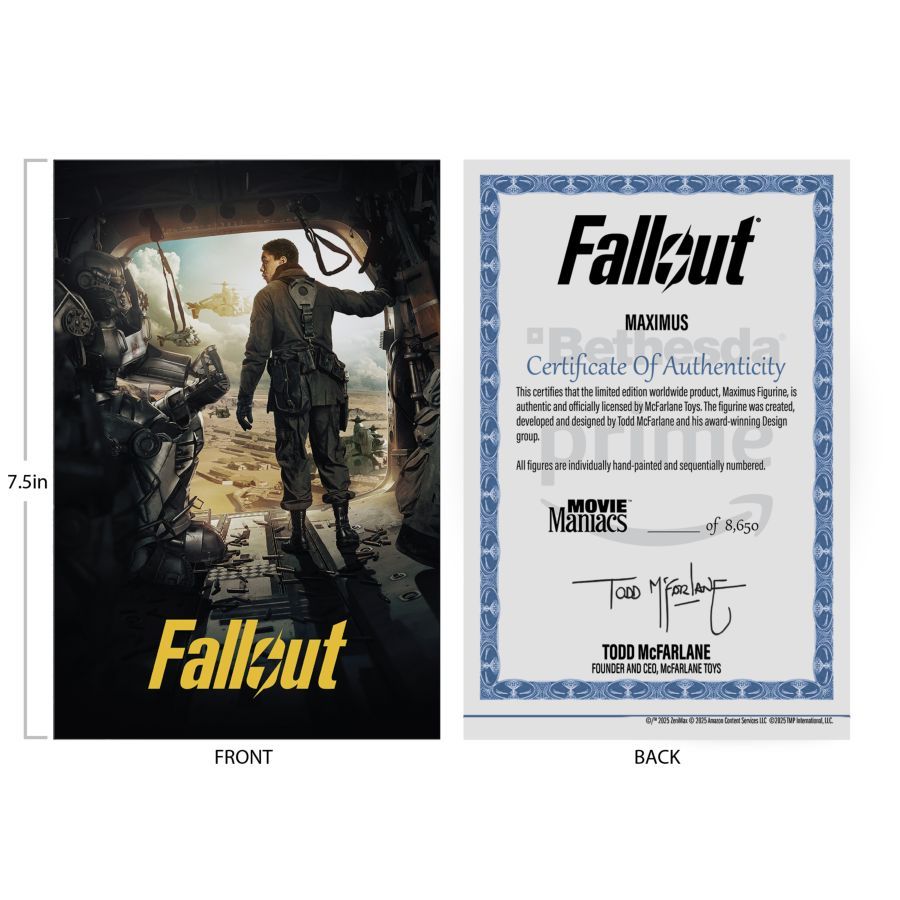 Fallout (TV) – Maximus (Season 2) Movie Maniacs 6″ Posed Figure