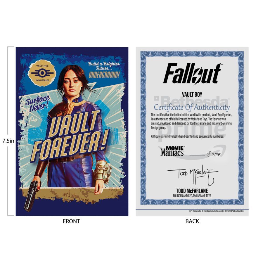 Fallout (TV) – Vault Boy (Season 2) V2 Movie Maniacs 6″ Posed Figure