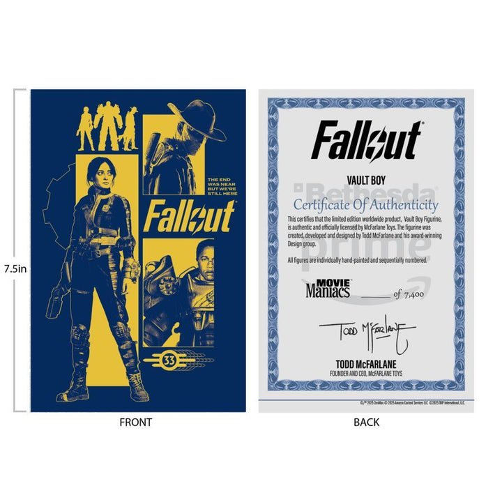 Fallout (TV) – Vault Boy (Season 2) V3 Movie Maniacs 6″ Posed Figure