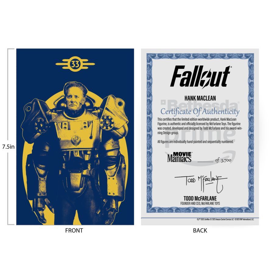 Fallout (TV) – Hank (Season 2) Movie Maniacs 6″ Posed Figure