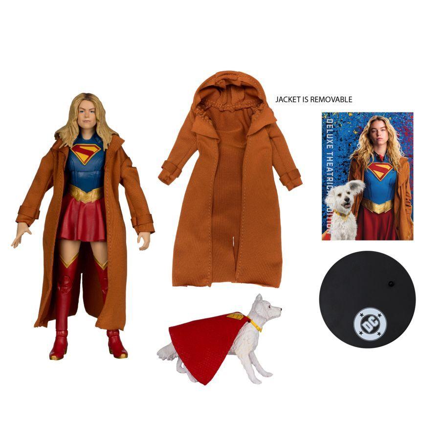 Supergirl (2026) – Supergirl and Krypto Deluxe 7″ Gold Label Figure