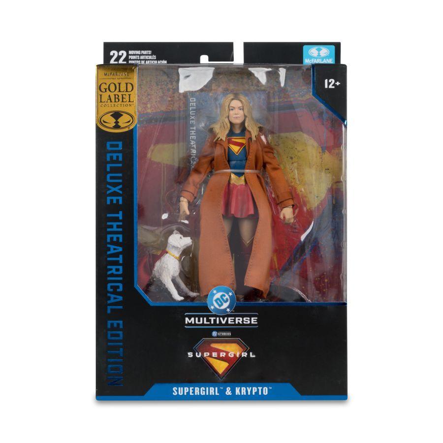Supergirl (2026) – Supergirl and Krypto Deluxe 7″ Gold Label Figure