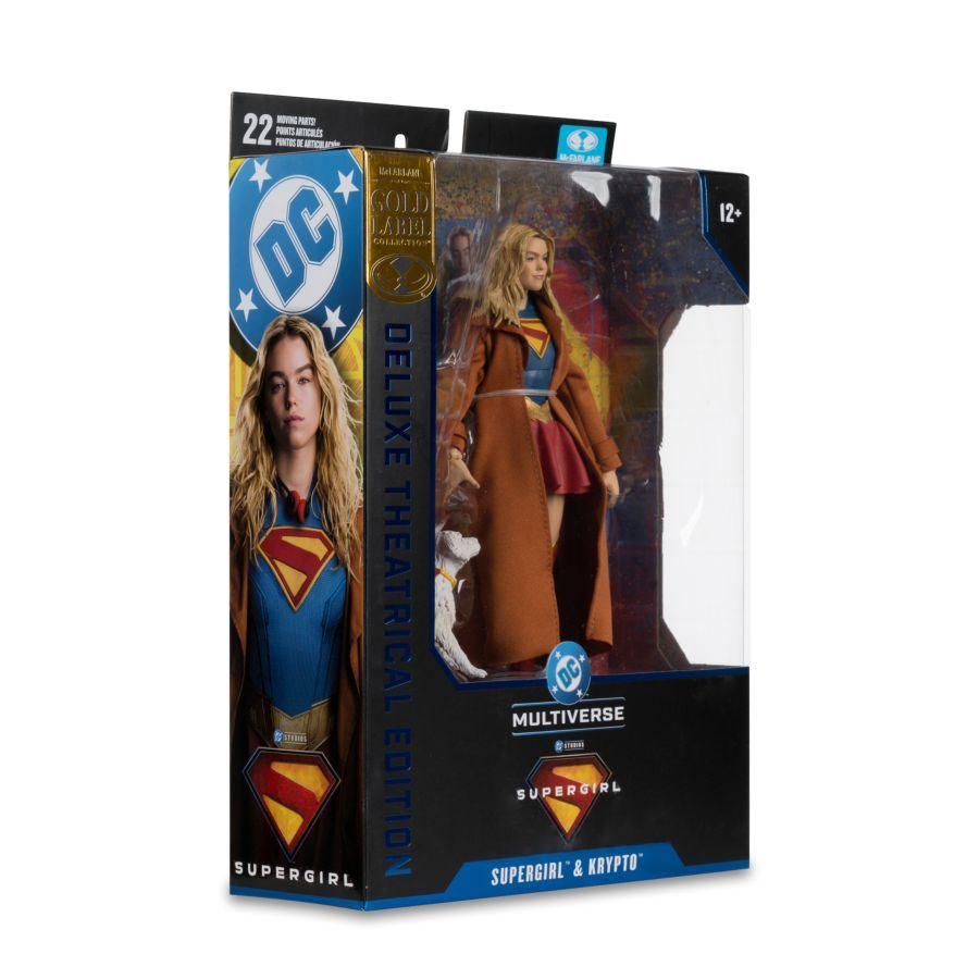 Supergirl (2026) – Supergirl and Krypto Deluxe 7″ Gold Label Figure