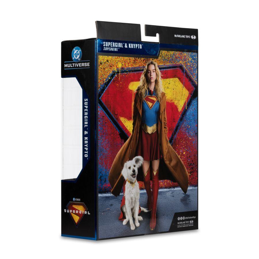 Supergirl (2026) – Supergirl and Krypto Deluxe 7″ Gold Label Figure