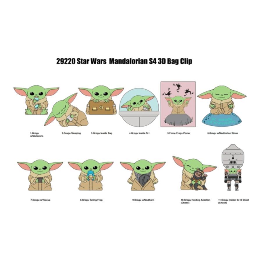 Star Wars: Mandalorian – Best of Grogu Bag Clip Blind Bag